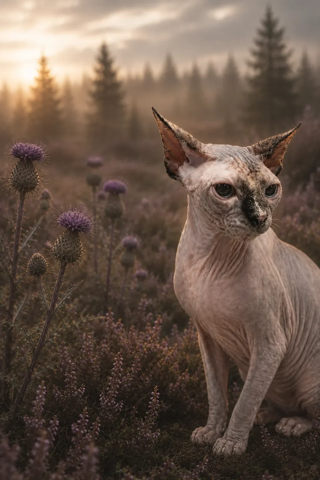 Canadian Sphynx cat at RiviaSphynx, Sphynx breeder in Scotland UK

